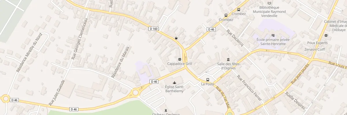 Plan du 5 Rue des 80 Fusillés à Oignies