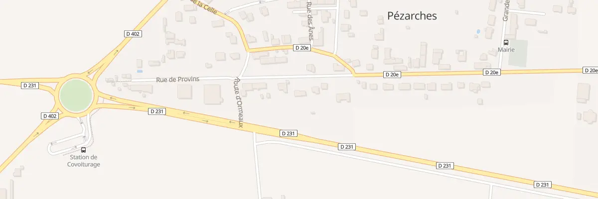 Plan du 14 Rue de Provins à Pézarches