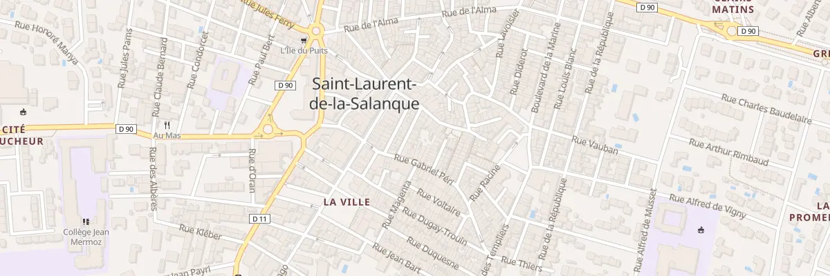 Plan du 6 Rue Gay Lussac à Saint-Laurent-de-la-Salanque