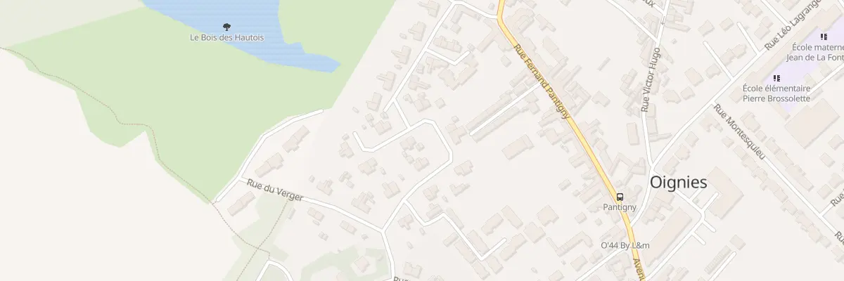 Plan du 22 Rue du Verger à Oignies