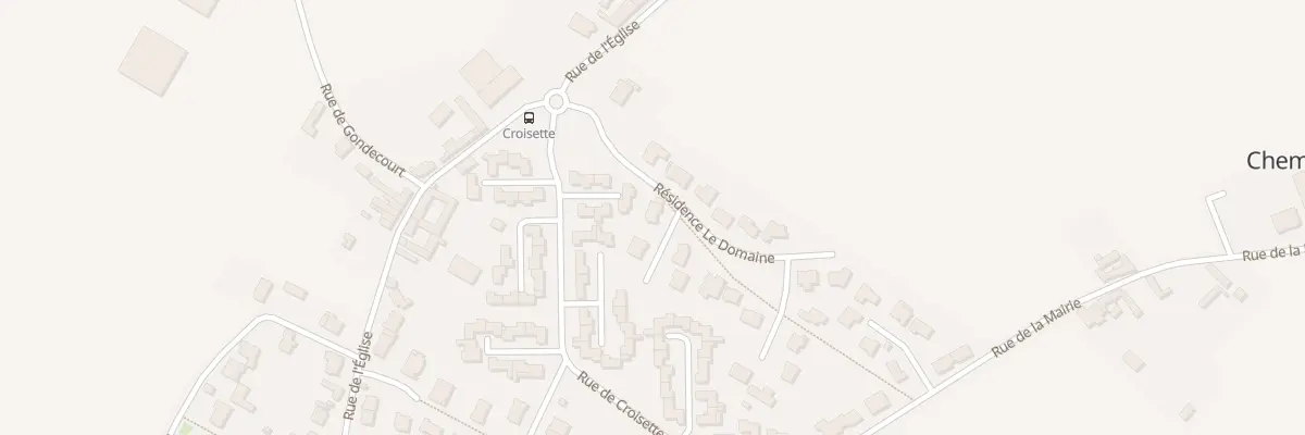 Plan du 1 Le Domaine à Chemy