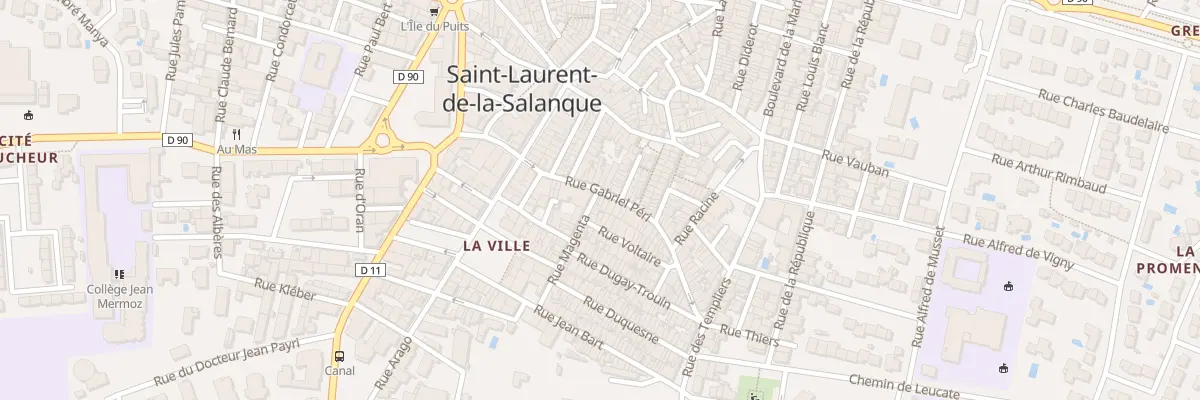 Plan du 24 Rue Gabriel Péri à Saint-Laurent-de-la-Salanque