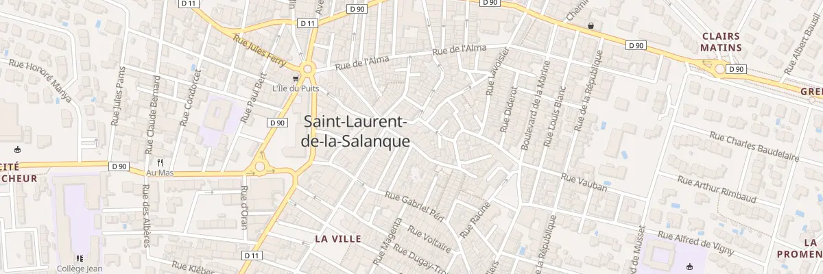 Plan du 5 Rue du Doc Amedee Cadene à Saint-Laurent-de-la-Salanque