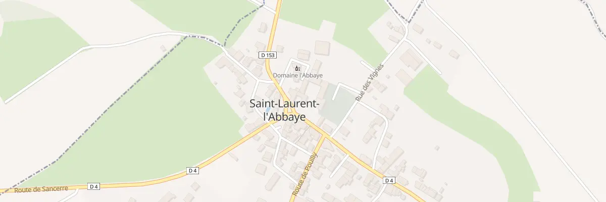Plan du 1 Pl de la Mairie à Saint-Laurent-l’Abbaye