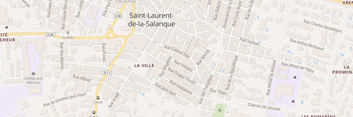 Plan du 5 Rue Voltaire à Saint-Laurent-de-la-Salanque