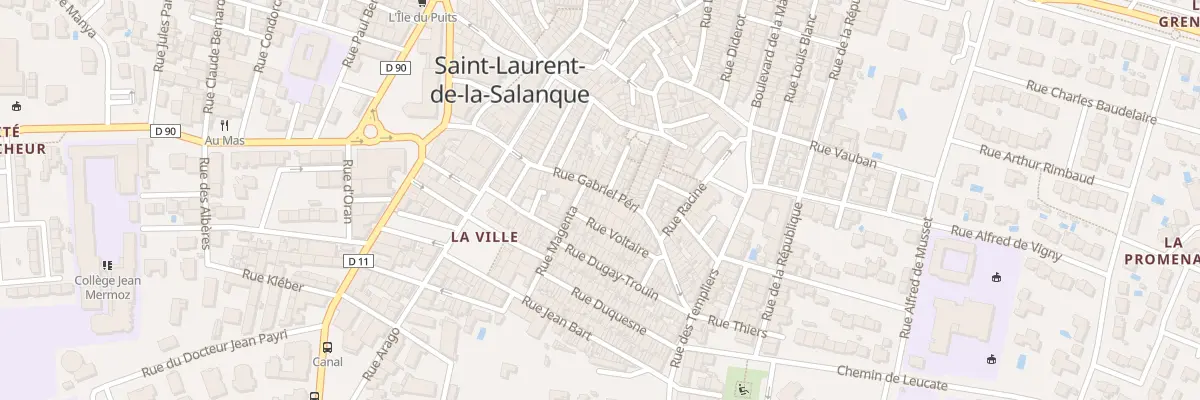 Plan du 28 Rue Gabriel Péri à Saint-Laurent-de-la-Salanque