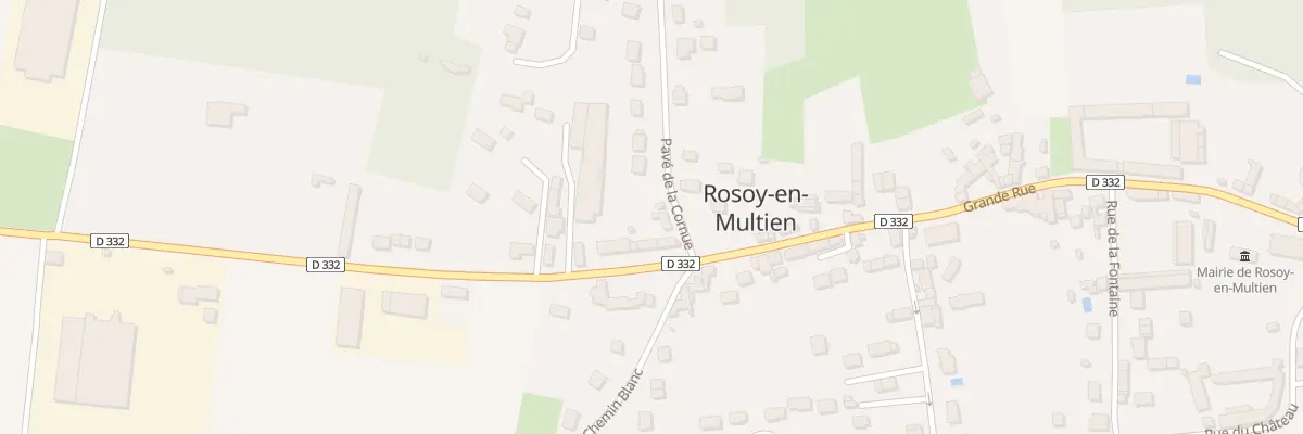 Plan du 2 Vc Pave de la Cornue à Rosoy-en-Multien
