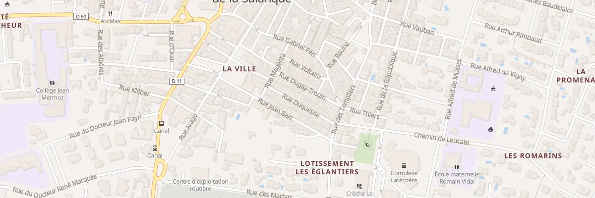 Plan du 23 Rue Duquesne à Saint-Laurent-de-la-Salanque