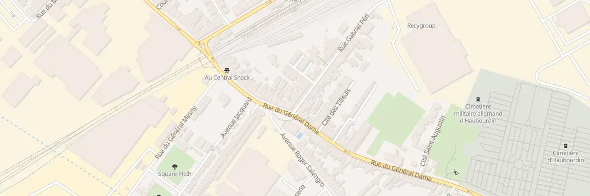 Plan du 1 Rue Gabriel Péri à Haubourdin