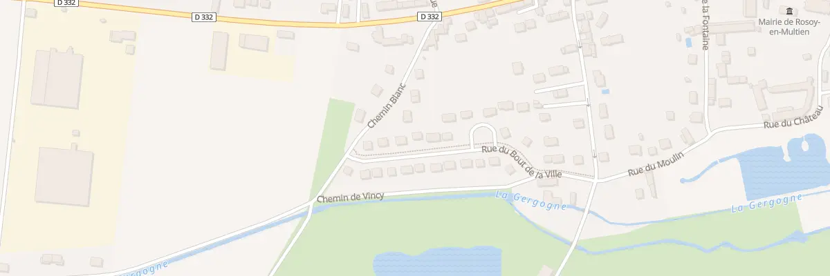 Plan du 8 Rue du Bout de la Ville à Rosoy-en-Multien