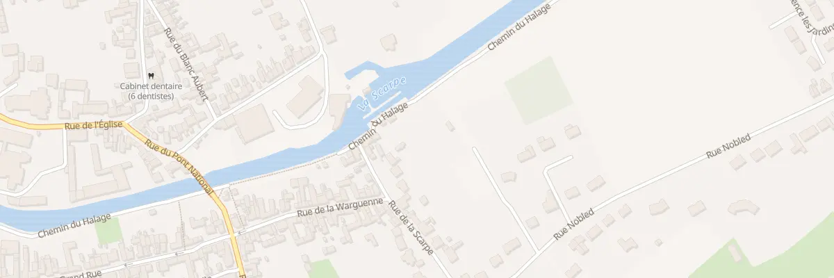 Plan du 7 Rue de la Scarpe à Vitry-en-Artois