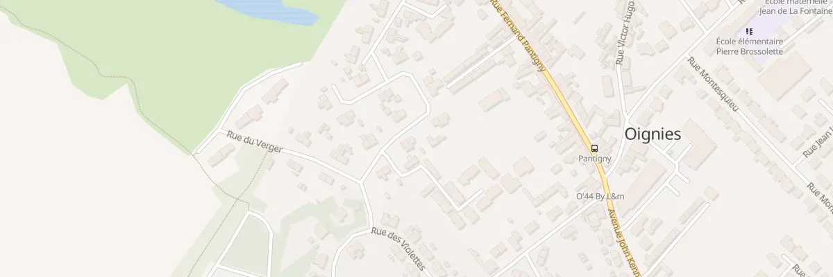 Plan du 15 Rue du Verger à Oignies