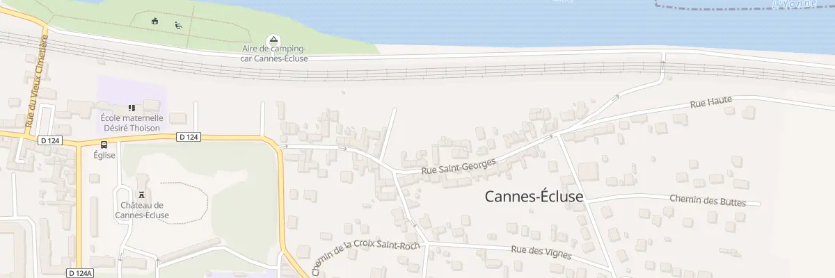 Plan du 27 Rue St Georges à Cannes-Écluse