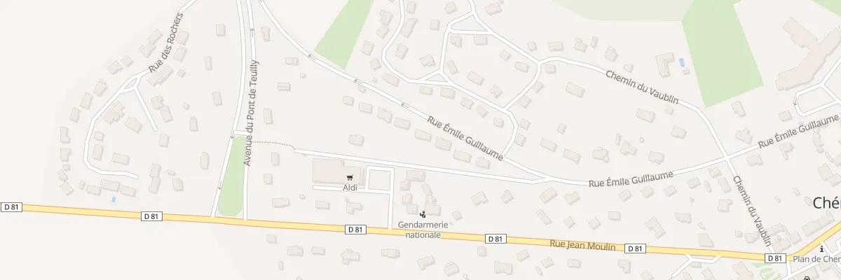 Plan du 27 Rue Emile Guillaume à Chéroy