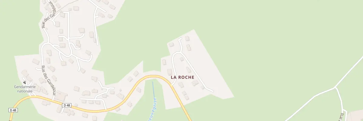 Plan du 8 Rue Jugieux - Brouet à Neuvéglise-sur-Truyère