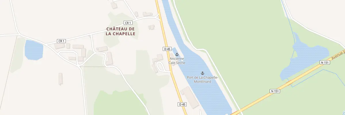 Plan du 6 Rte du Canal à La Chapelle-Montlinard