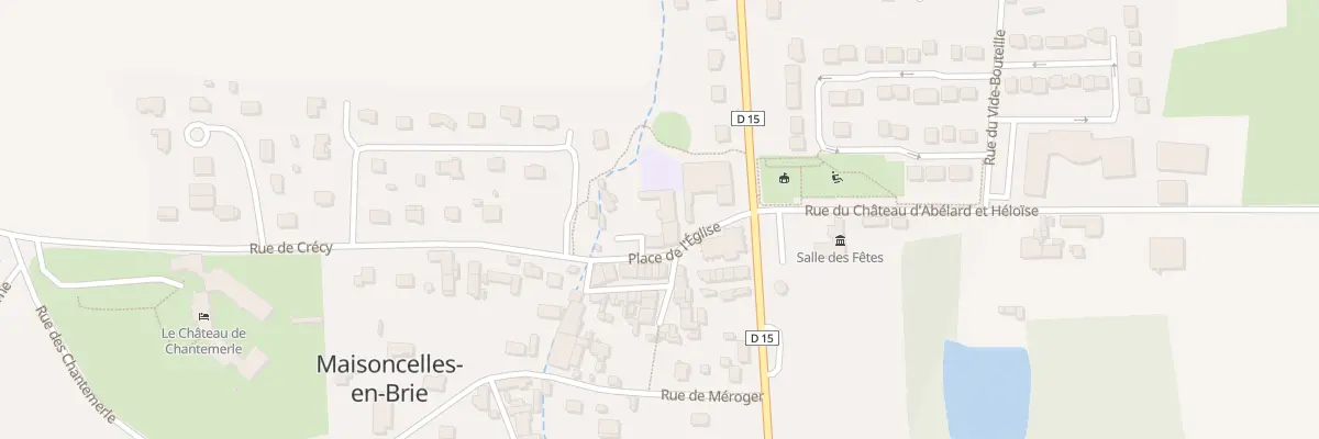 Plan du 12 Rue de l’Eglise à Maisoncelles-en-Brie