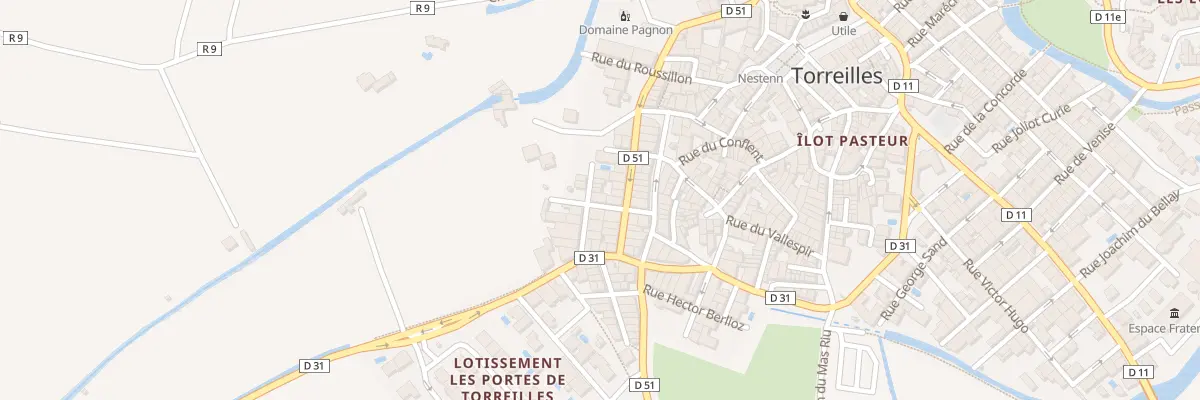 Plan du 2B Rue Georges Bizet à Torreilles