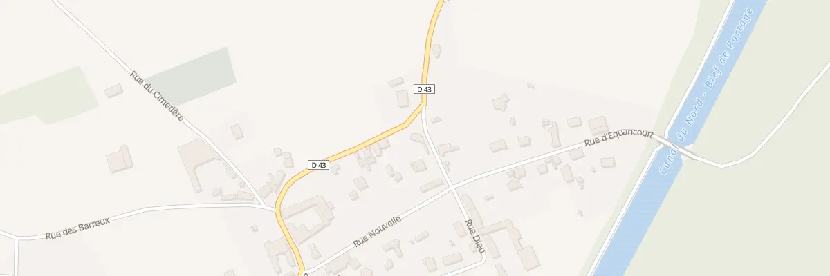 Plan du 18 Rue de Ytres à Étricourt-Manancourt