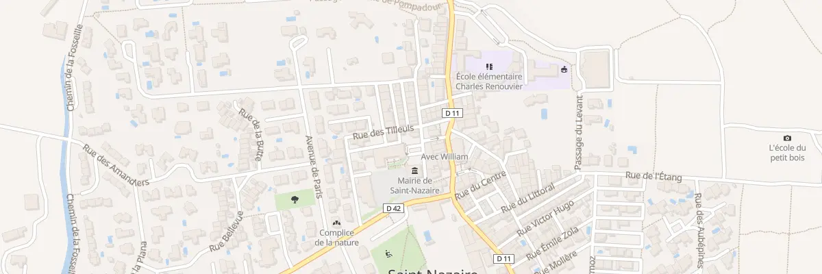 Plan du 18 Rue de la Mairie à Saint-Nazaire