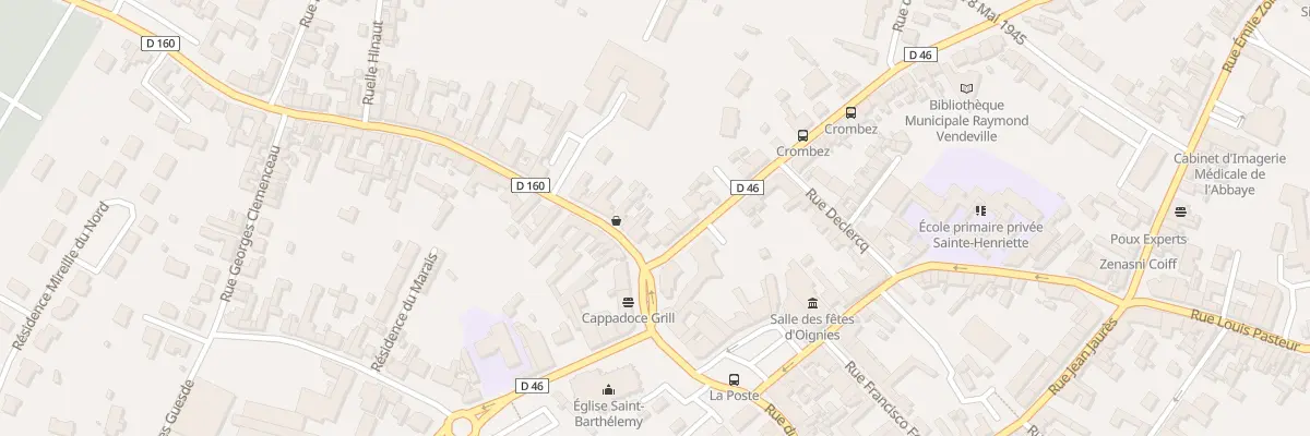 Plan du 4 Rue des 80 Fusillés à Oignies