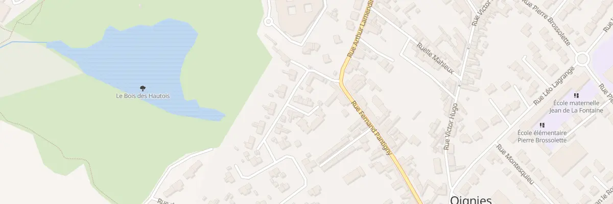 Plan du 44 Rue du Verger à Oignies