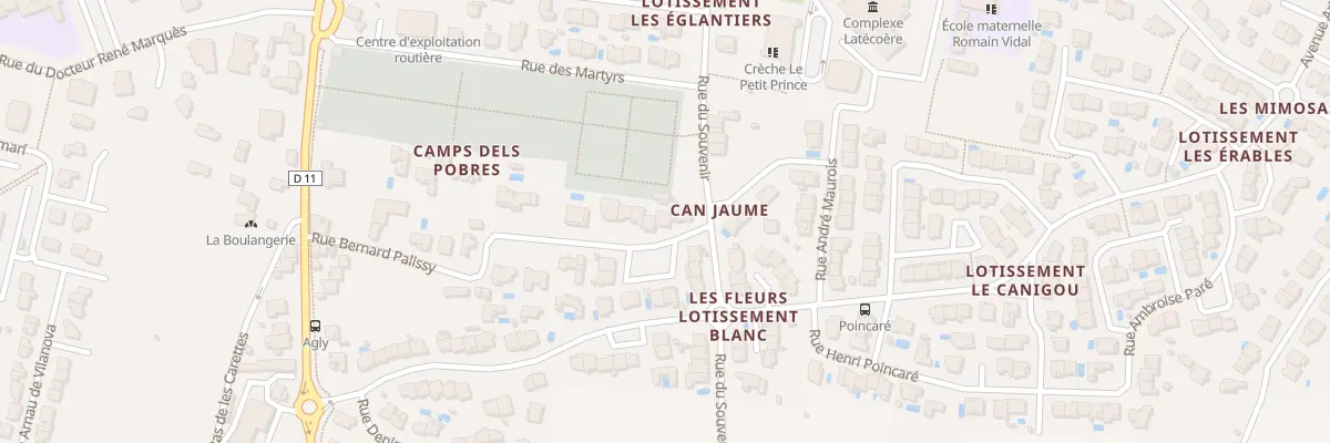 Plan du 4 Rue Bernard Palissy à Saint-Laurent-de-la-Salanque