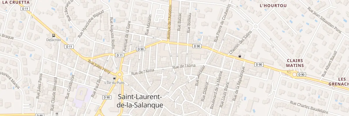 Plan du 4 Rue La Fontaine à Saint-Laurent-de-la-Salanque