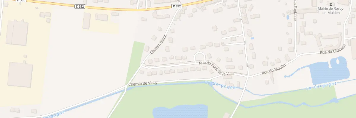 Plan du 10 Rue du Bout de la Ville à Rosoy-en-Multien