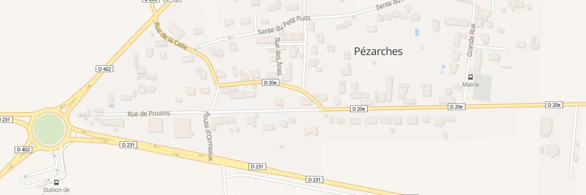 Plan du 15 Rue de Provins à Pézarches