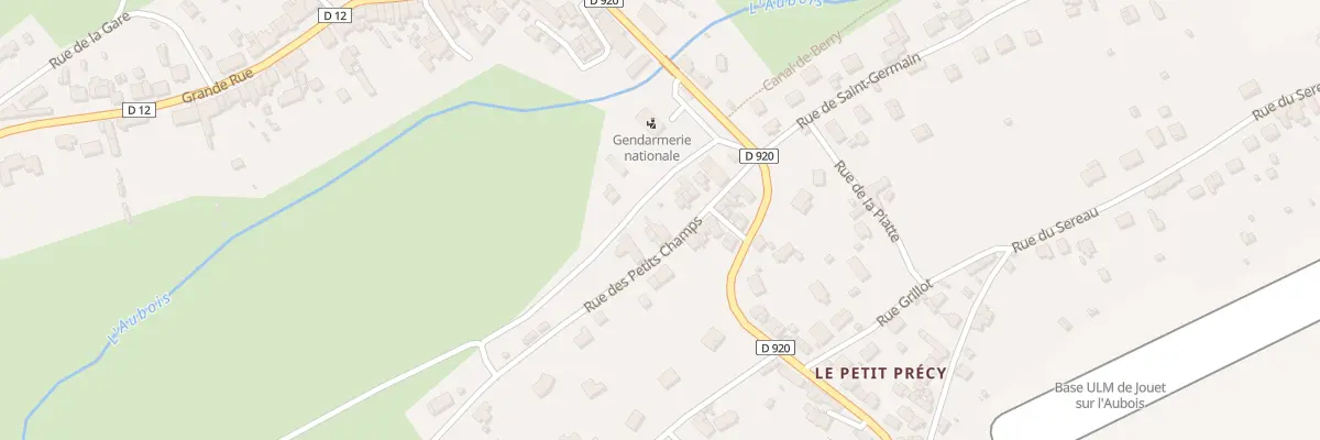 Plan du 10 Rue Des Petits Champs à Jouet-sur-l’Aubois