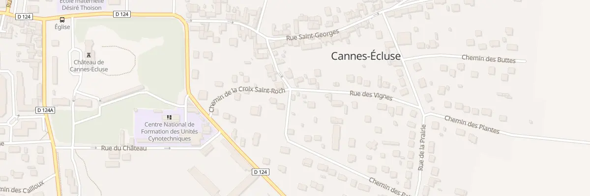 Plan du 8B Rue des Vignes à Cannes-Écluse