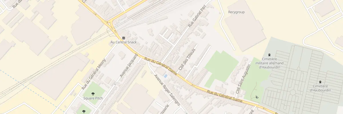 Plan du 4 Rue Gabriel Péri à Haubourdin