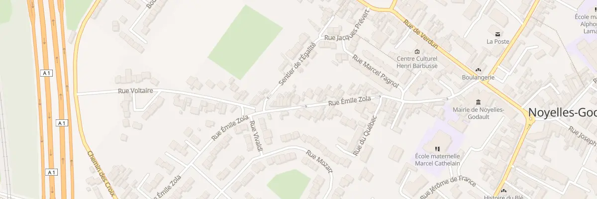 Plan du 62 Rue Émile Zola à Noyelles-Godault