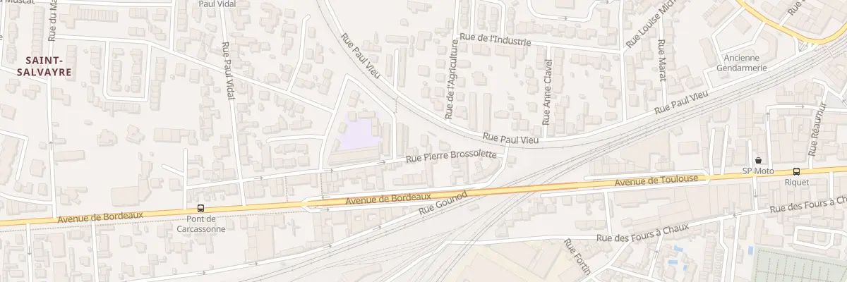 Plan du 6 Rue Pierre Brossolette à Narbonne