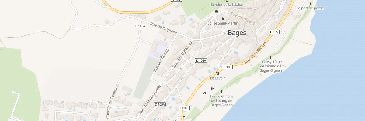 Plan du 8 Rue de l’Aire à Bages