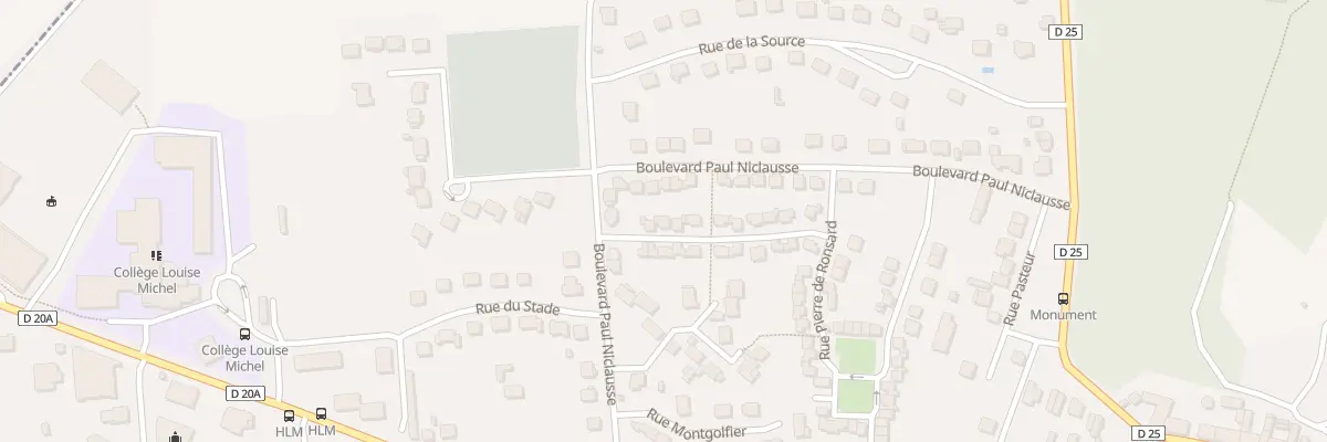Plan du 3 Rue Pierre de Ronsard à Faremoutiers