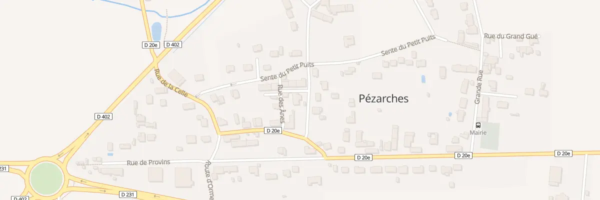 Plan du 3A Rue aux Anes à Pézarches