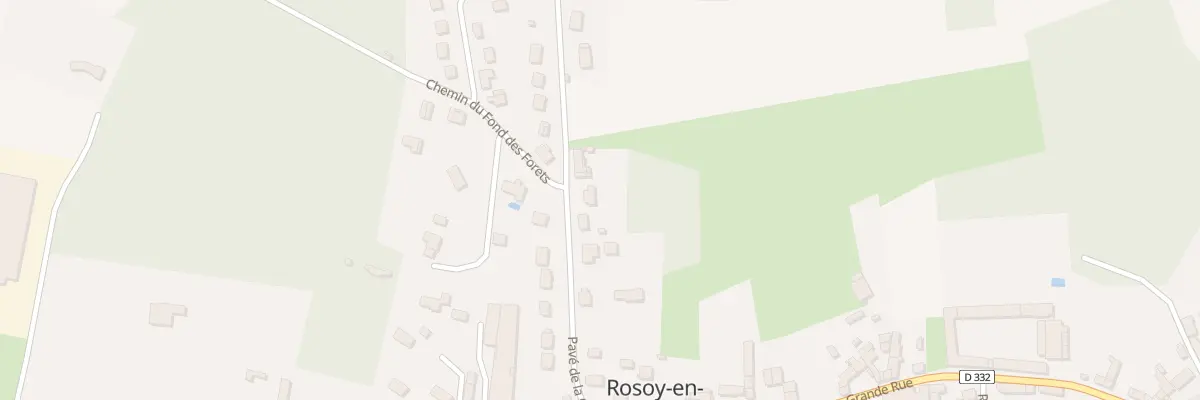 Plan du 9 Vc Pave de la Cornue à Rosoy-en-Multien