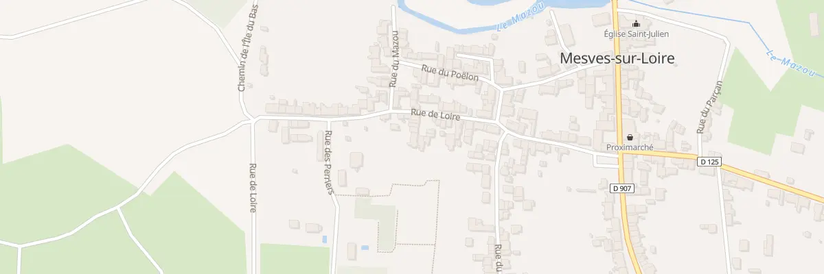 Plan du 29 Rue de Loire à Mesves-sur-Loire
