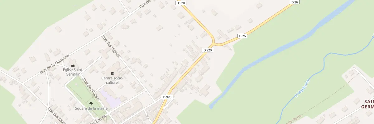Plan du 45 Rue de la Chapelle à Jouet-sur-l’Aubois