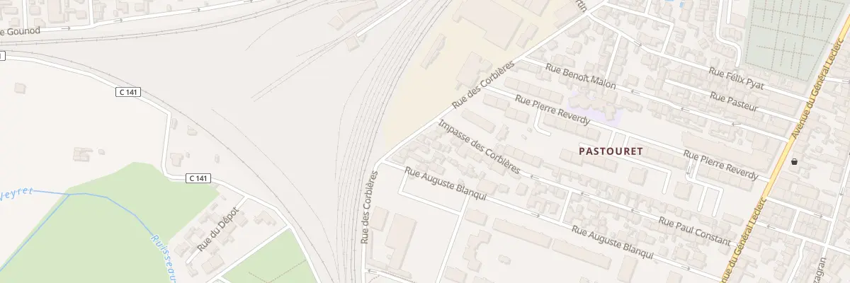 Plan du 19 Rue des Corbieres à Narbonne