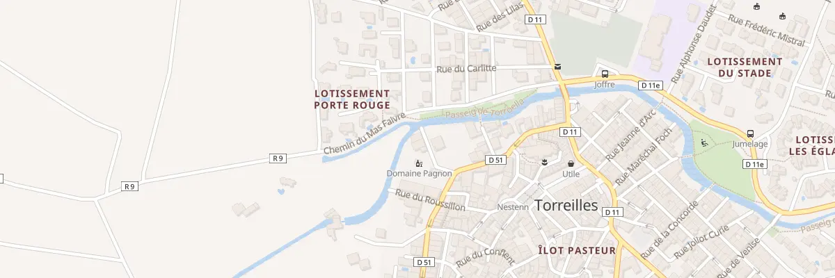 Plan du 7 Rue des Orangers à Torreilles