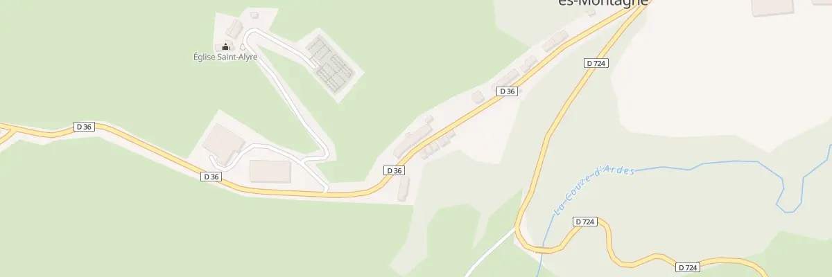 Plan du 5014 Largelier à Saint-Alyre-ès-Montagne