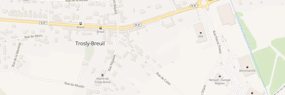 Plan du 5 Rue de Cuise à Trosly-Breuil