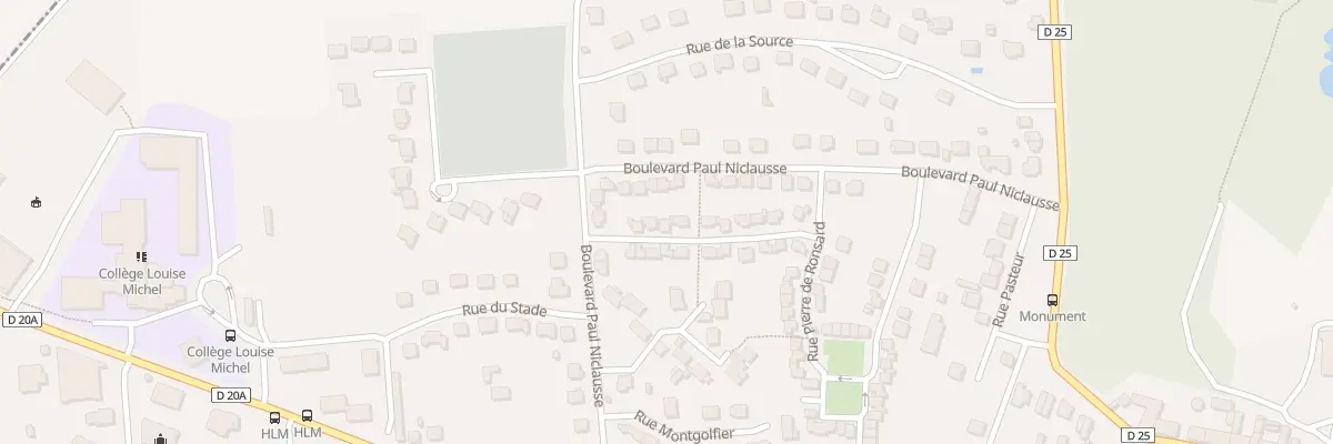 Plan du 5 Rue Pierre de Ronsard à Faremoutiers