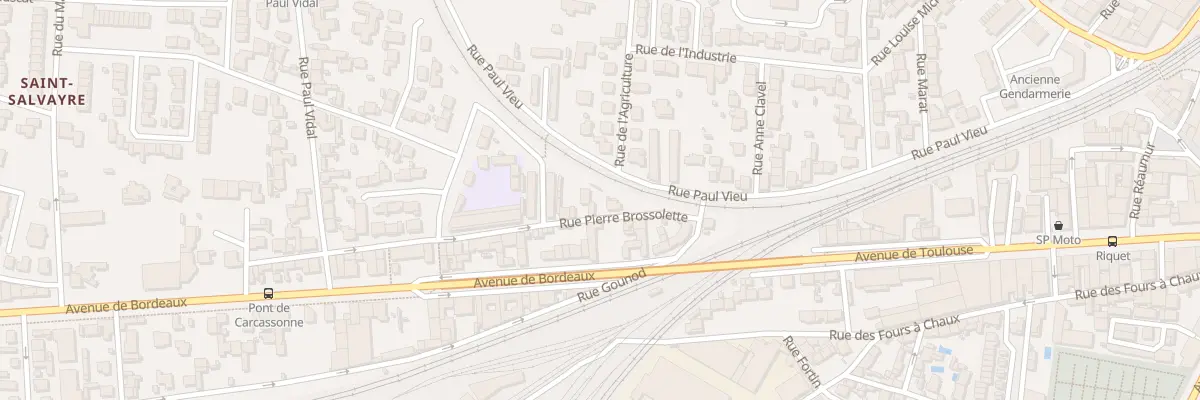 Plan du 4 Rue Pierre Brossolette à Narbonne