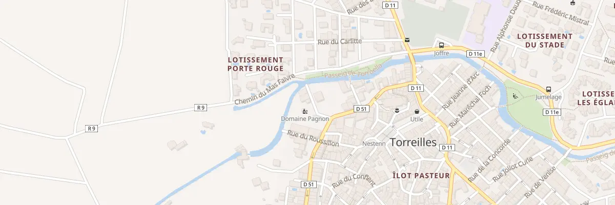 Plan du 3 Rue des Orangers à Torreilles