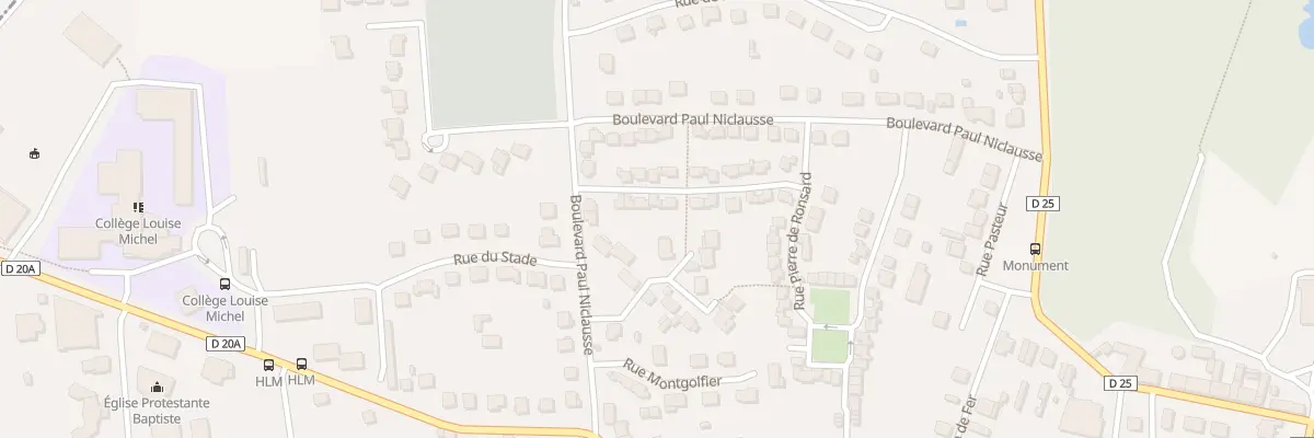 Plan du 8 Rue Pierre de Ronsard à Faremoutiers
