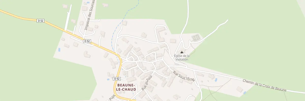 Plan du 3 Rue du Bac Vge Beaune Le Chaud à Saint-Genès-Champanelle
